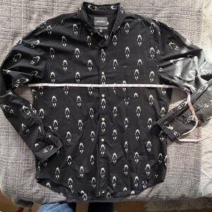 Bonobos Aztec Pattern Casual LS Shirt - Size XL - Slim Fit